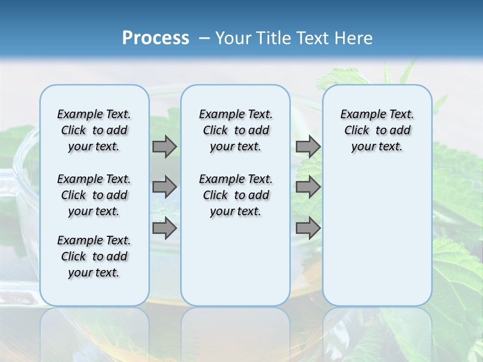 Nahaufnahme Brennnessel Gesundheit PowerPoint Template