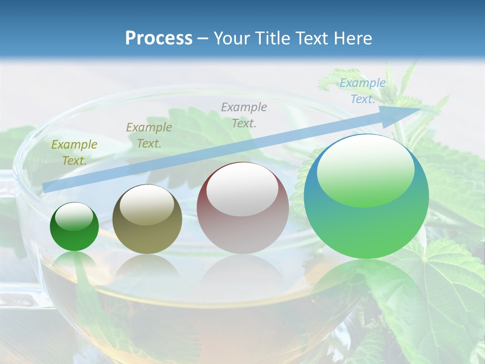 Nahaufnahme Brennnessel Gesundheit PowerPoint Template