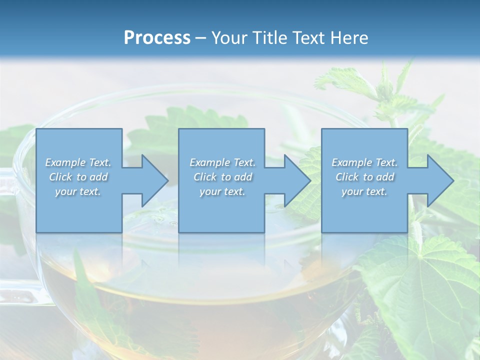 Nahaufnahme Brennnessel Gesundheit PowerPoint Template