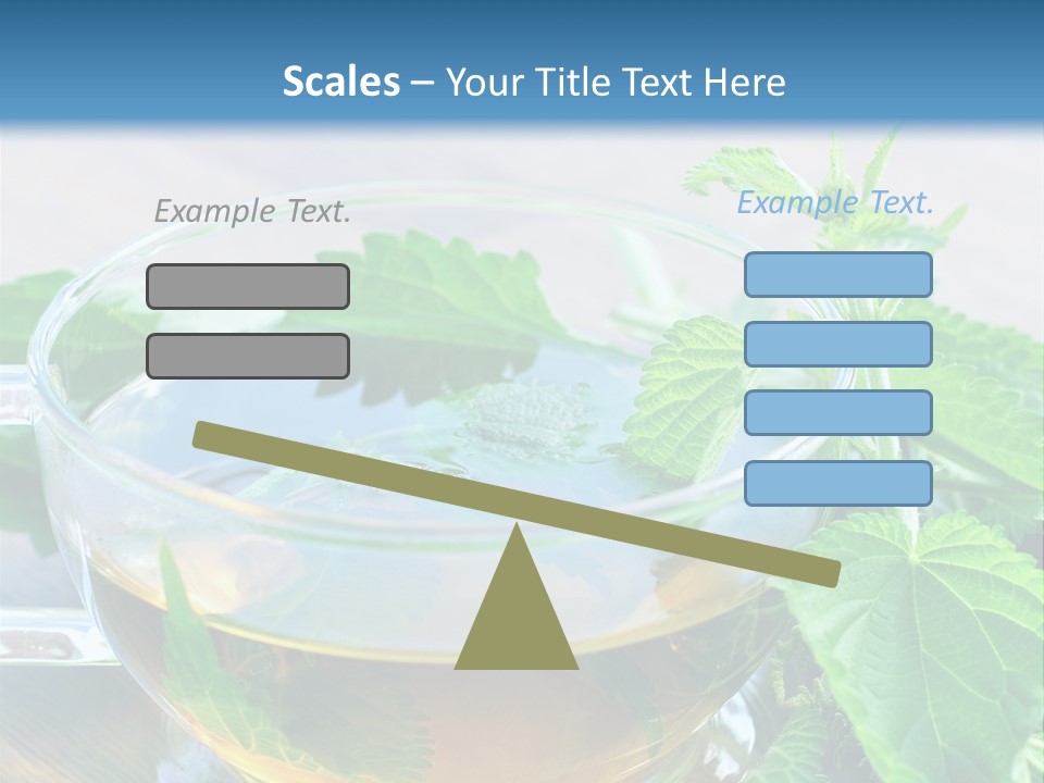 Nahaufnahme Brennnessel Gesundheit PowerPoint Template