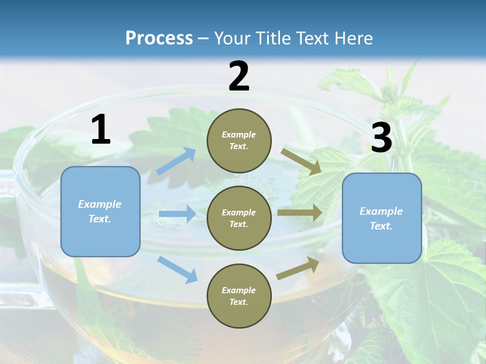 Nahaufnahme Brennnessel Gesundheit PowerPoint Template