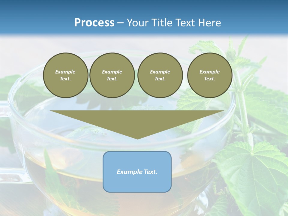 Nahaufnahme Brennnessel Gesundheit PowerPoint Template