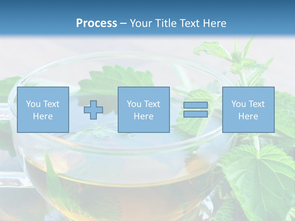 Nahaufnahme Brennnessel Gesundheit PowerPoint Template