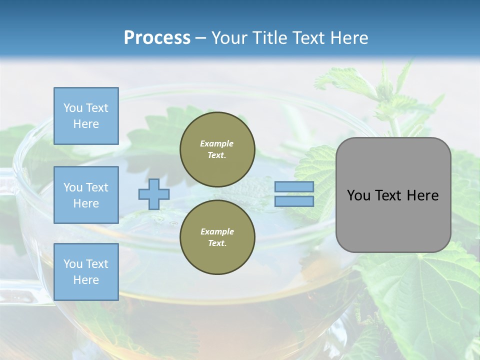 Nahaufnahme Brennnessel Gesundheit PowerPoint Template