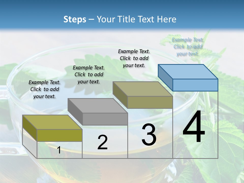 Nahaufnahme Brennnessel Gesundheit PowerPoint Template