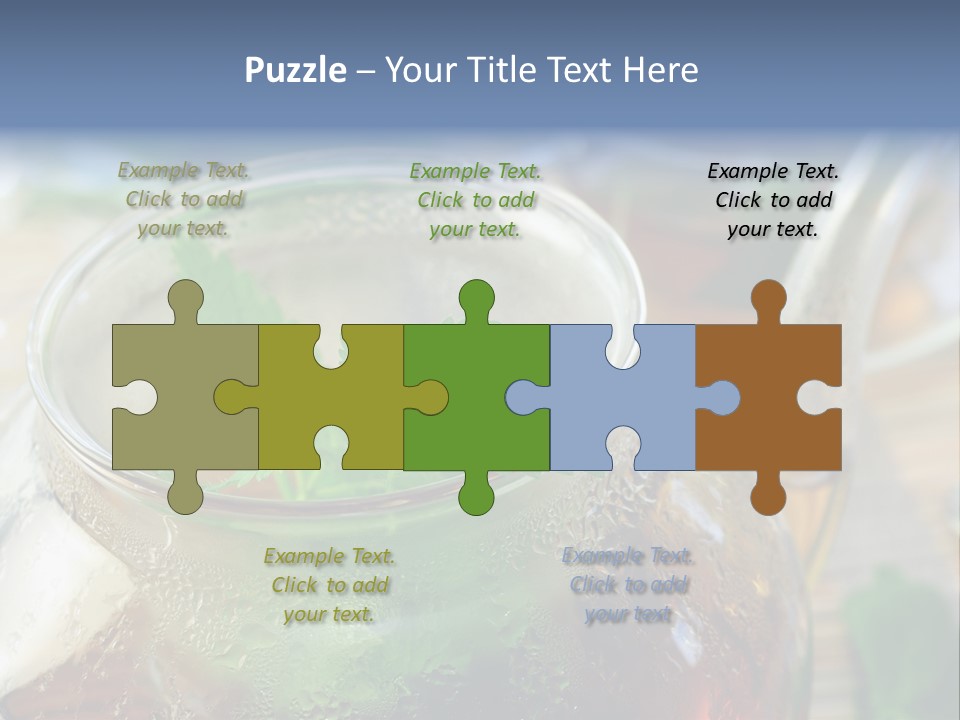 Wohlbefinden Arzneipflanze Entschlackung PowerPoint Template