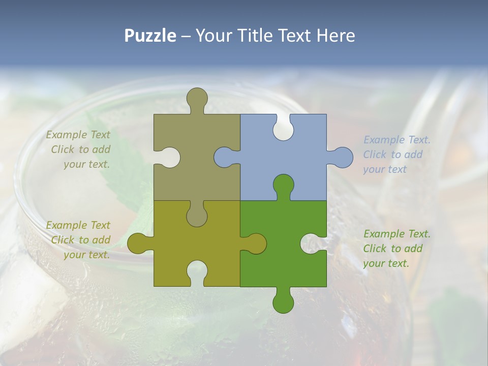 Wohlbefinden Arzneipflanze Entschlackung PowerPoint Template