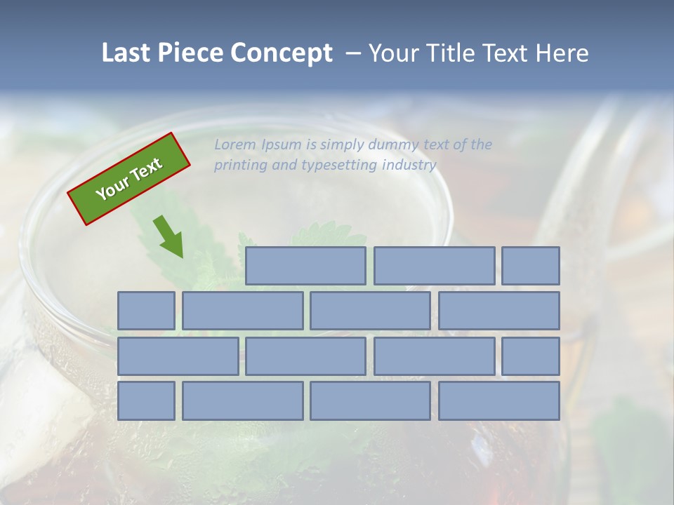 Wohlbefinden Arzneipflanze Entschlackung PowerPoint Template
