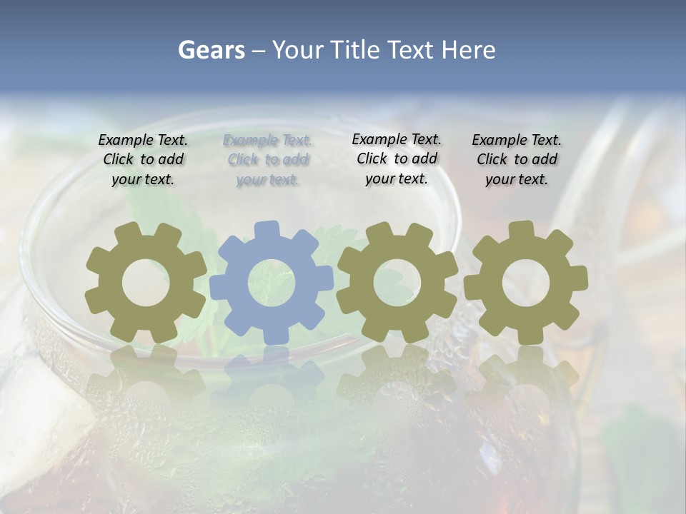 Wohlbefinden Arzneipflanze Entschlackung PowerPoint Template