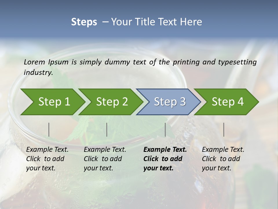 Wohlbefinden Arzneipflanze Entschlackung PowerPoint Template