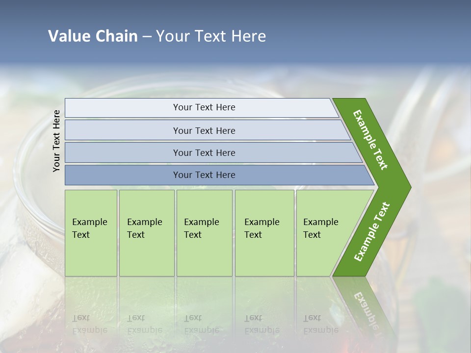 Wohlbefinden Arzneipflanze Entschlackung PowerPoint Template