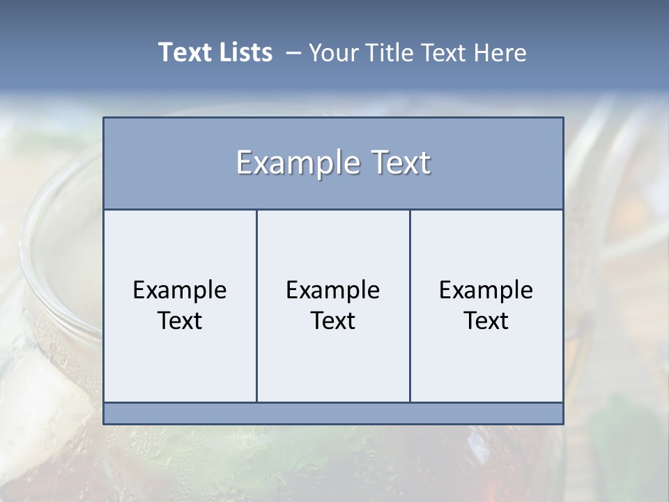 Wohlbefinden Arzneipflanze Entschlackung PowerPoint Template