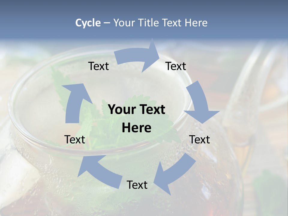 Wohlbefinden Arzneipflanze Entschlackung PowerPoint Template