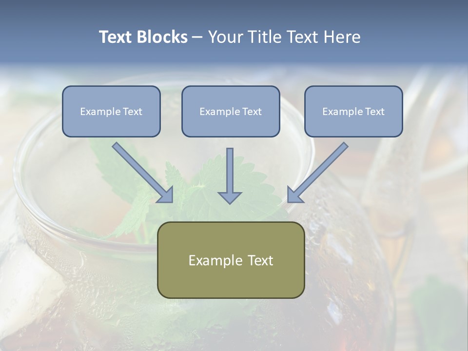 Wohlbefinden Arzneipflanze Entschlackung PowerPoint Template