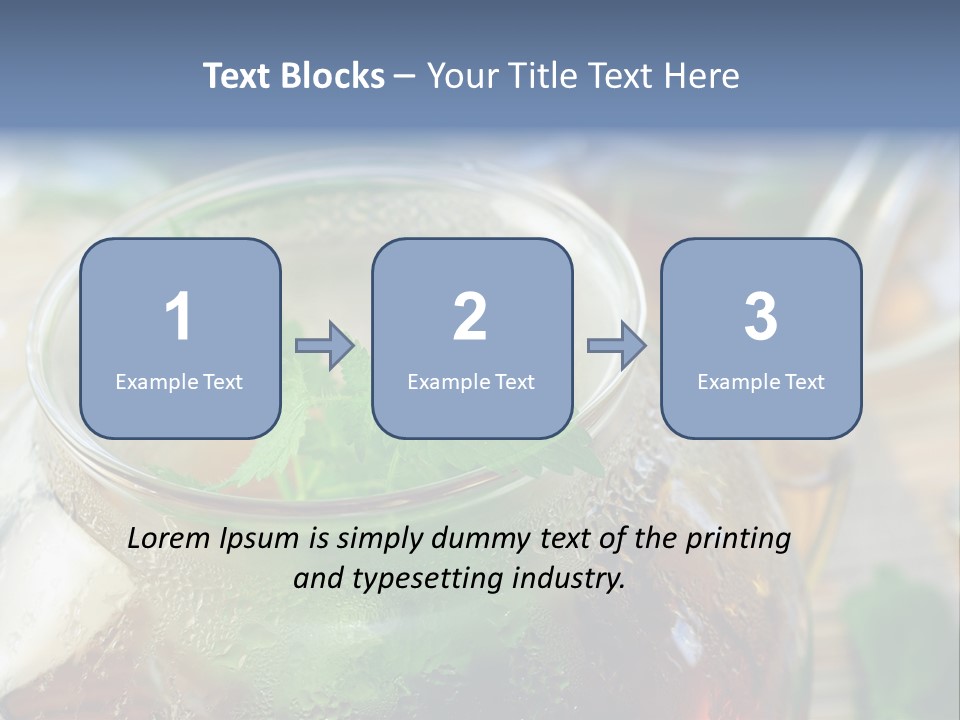 Wohlbefinden Arzneipflanze Entschlackung PowerPoint Template