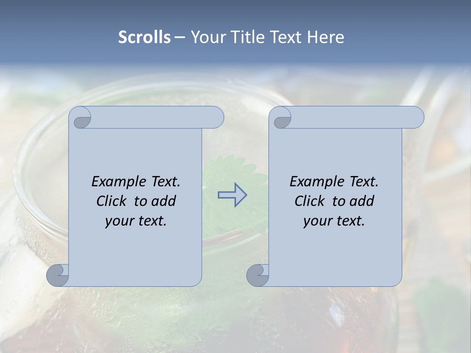 Wohlbefinden Arzneipflanze Entschlackung PowerPoint Template