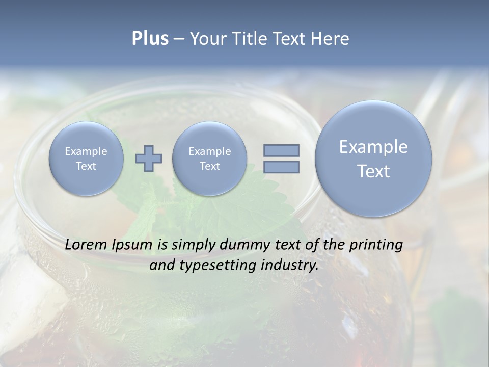 Wohlbefinden Arzneipflanze Entschlackung PowerPoint Template
