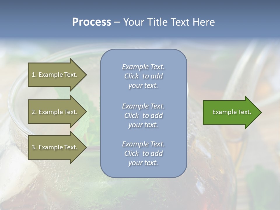 Wohlbefinden Arzneipflanze Entschlackung PowerPoint Template