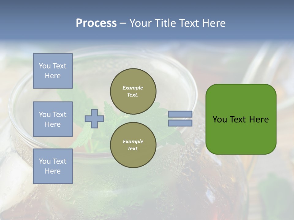 Wohlbefinden Arzneipflanze Entschlackung PowerPoint Template