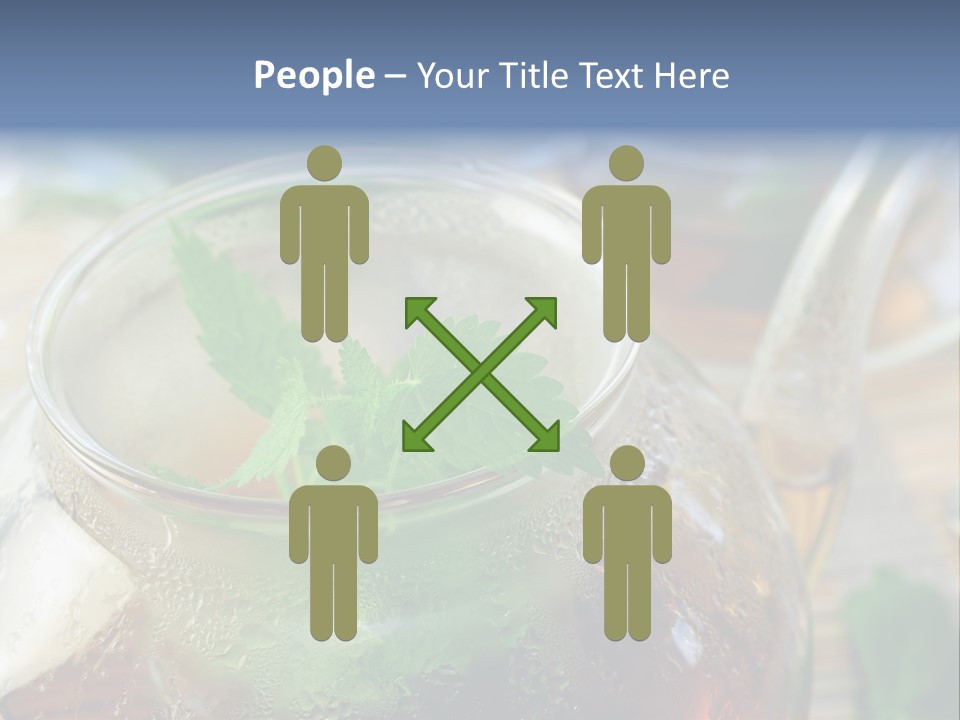 Wohlbefinden Arzneipflanze Entschlackung PowerPoint Template