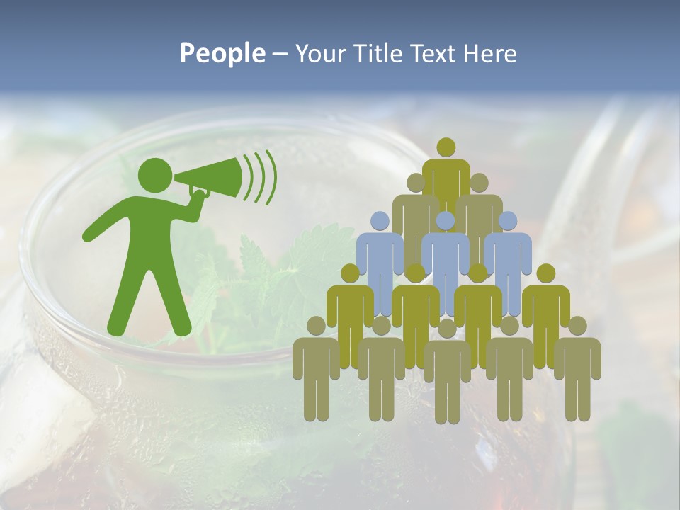 Wohlbefinden Arzneipflanze Entschlackung PowerPoint Template