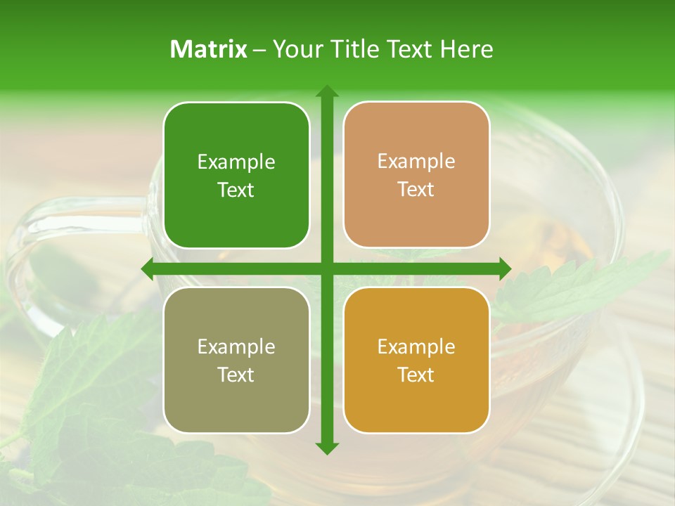 Tassen Heilend Entschlackung PowerPoint Template