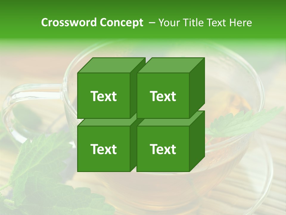 Tassen Heilend Entschlackung PowerPoint Template