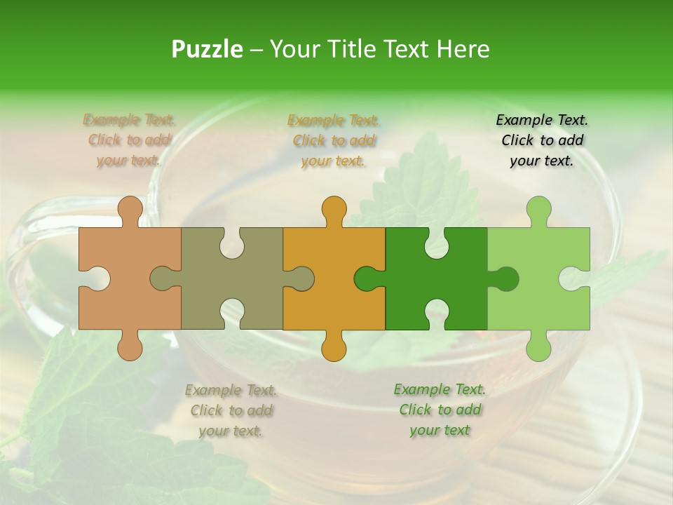 Tassen Heilend Entschlackung PowerPoint Template