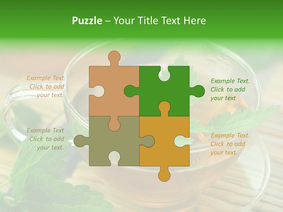 Tassen Heilend Entschlackung PowerPoint Template