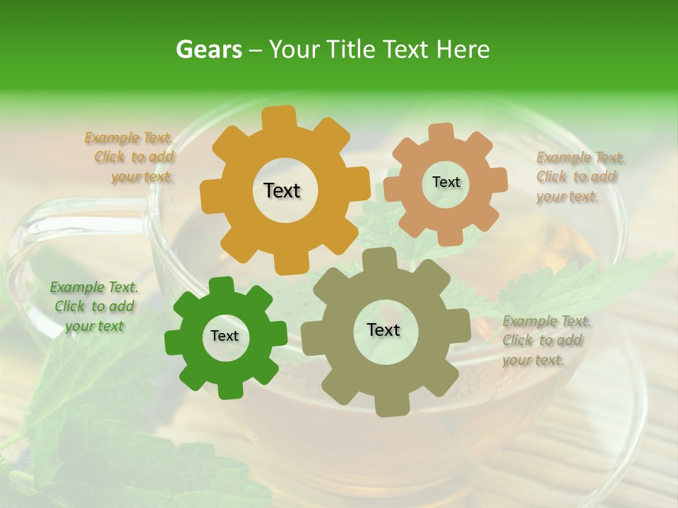 Tassen Heilend Entschlackung PowerPoint Template