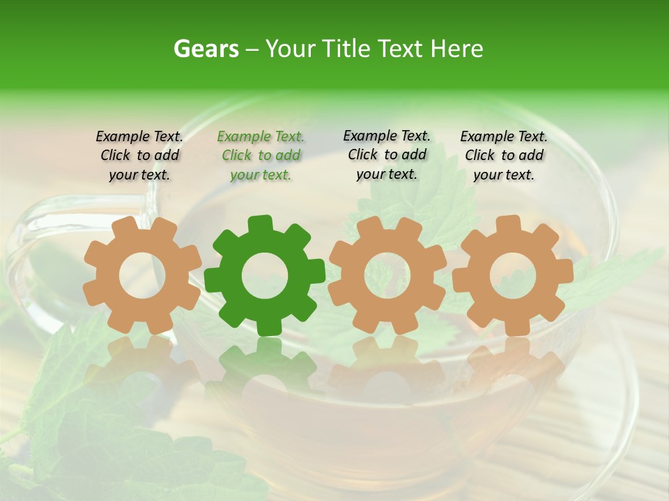 Tassen Heilend Entschlackung PowerPoint Template