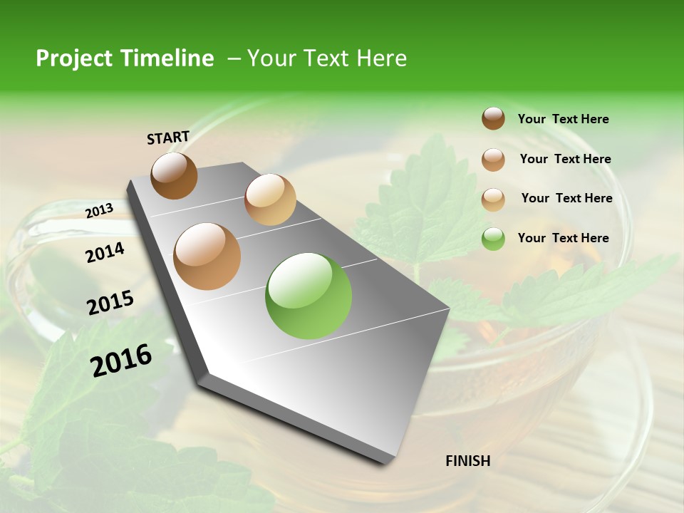 Tassen Heilend Entschlackung PowerPoint Template