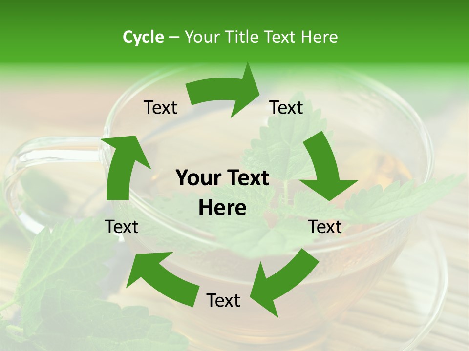 Tassen Heilend Entschlackung PowerPoint Template