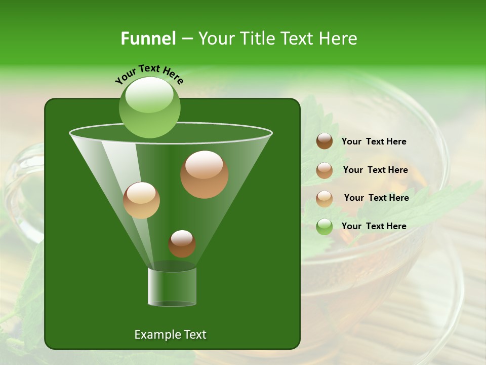 Tassen Heilend Entschlackung PowerPoint Template
