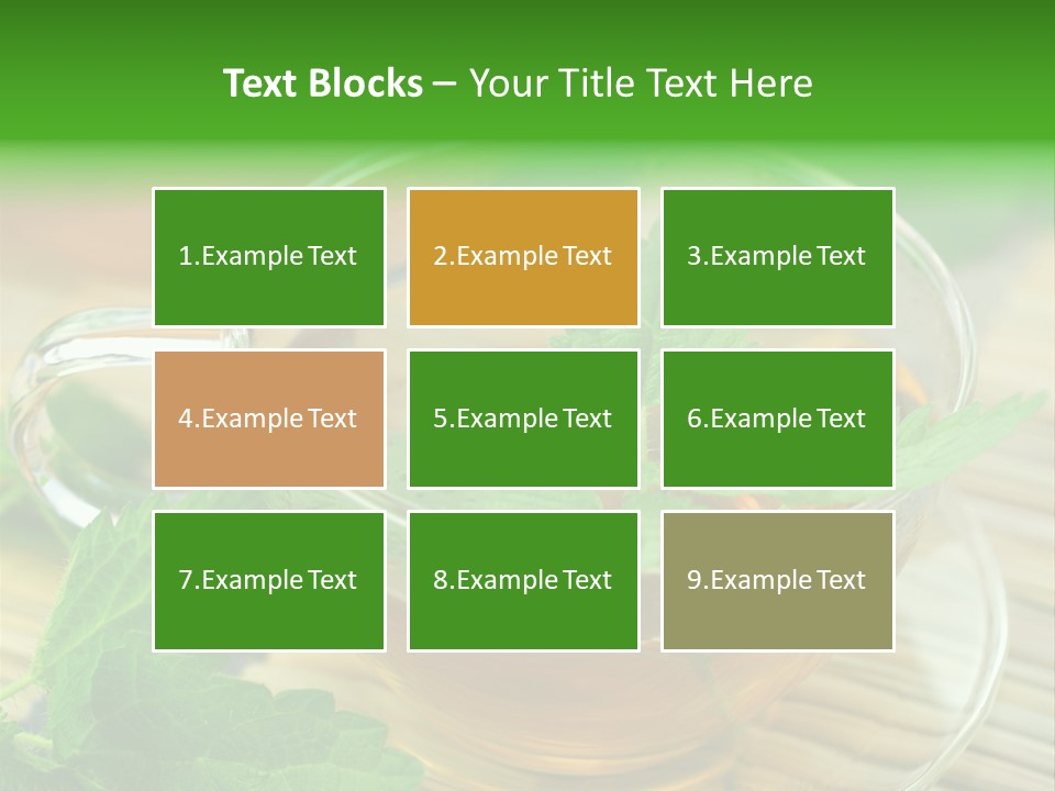 Tassen Heilend Entschlackung PowerPoint Template