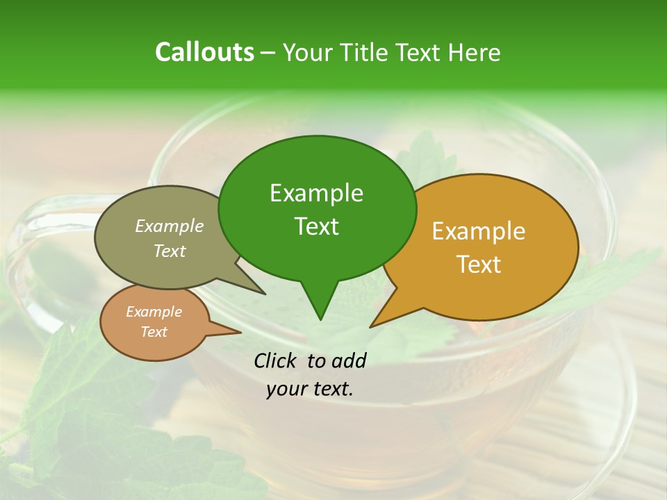 Tassen Heilend Entschlackung PowerPoint Template
