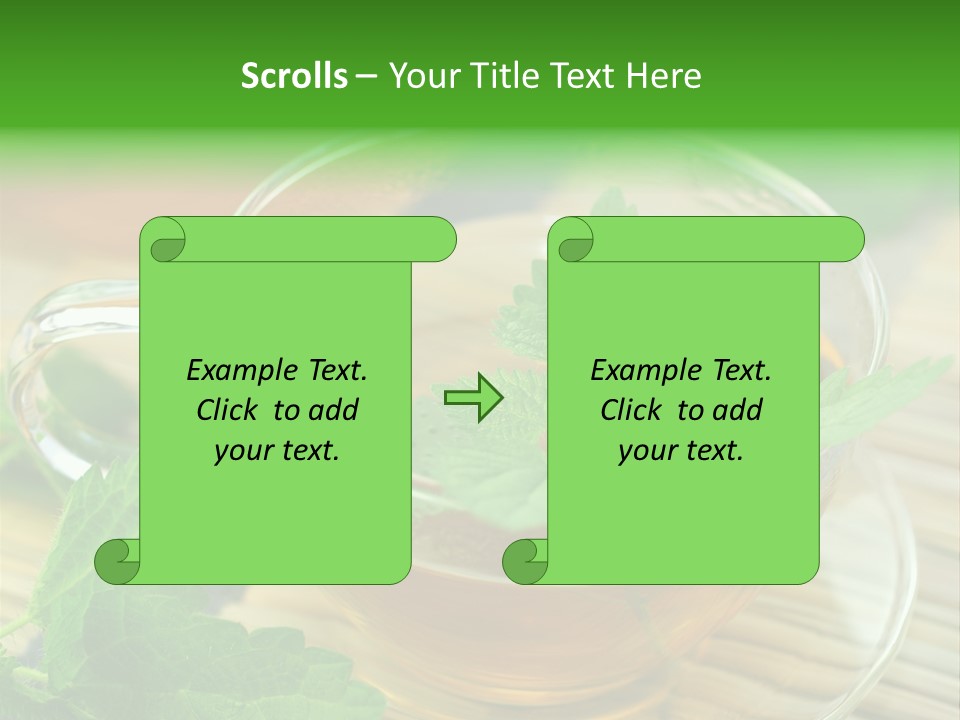 Tassen Heilend Entschlackung PowerPoint Template