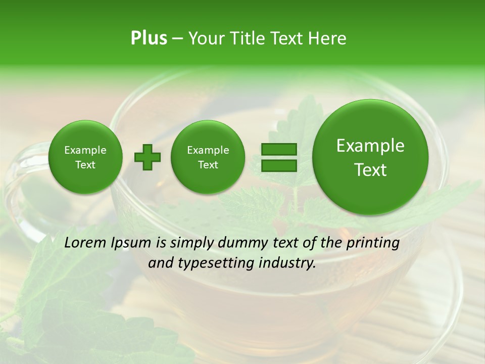 Tassen Heilend Entschlackung PowerPoint Template