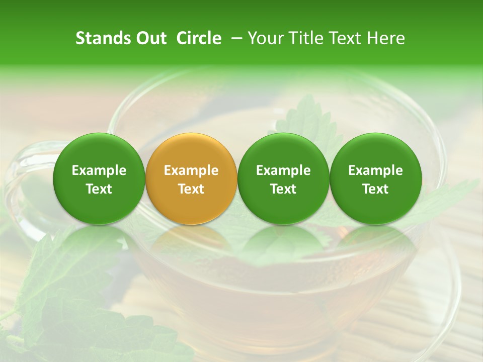 Tassen Heilend Entschlackung PowerPoint Template