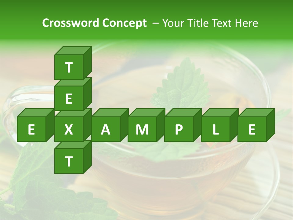 Tassen Heilend Entschlackung PowerPoint Template