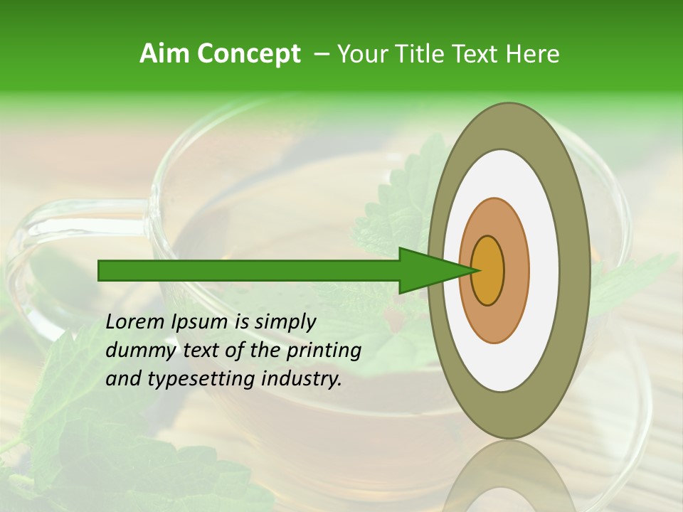 Tassen Heilend Entschlackung PowerPoint Template