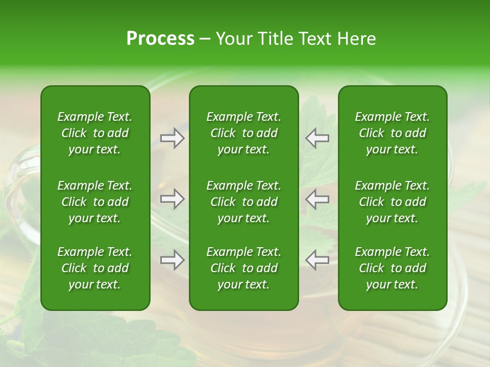 Tassen Heilend Entschlackung PowerPoint Template