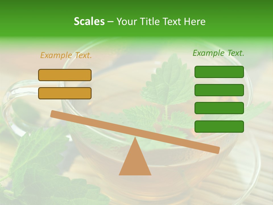 Tassen Heilend Entschlackung PowerPoint Template