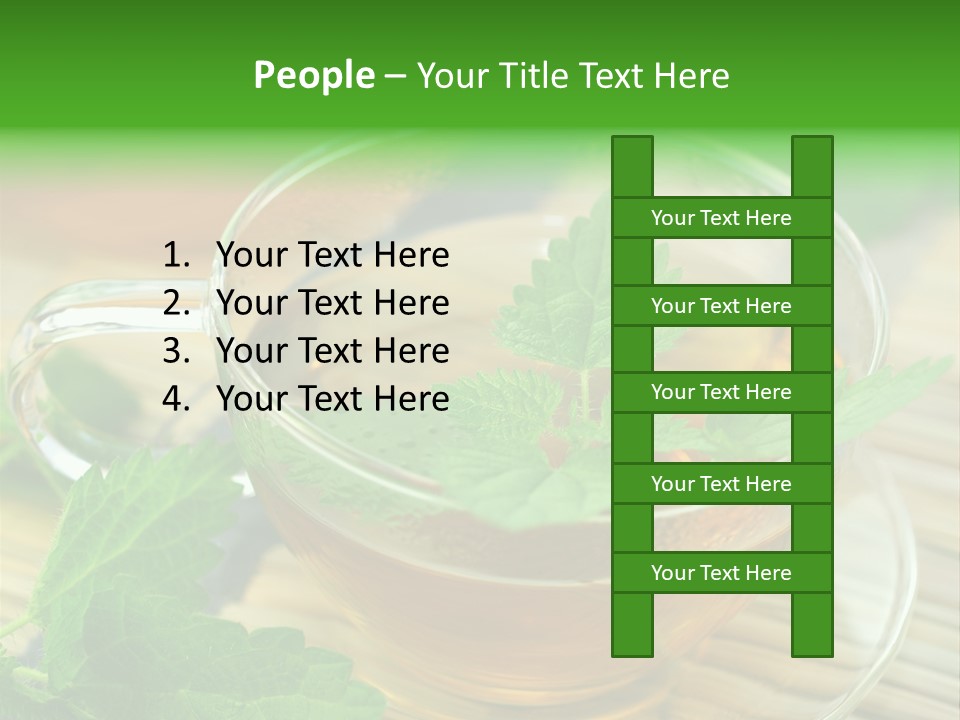 Tassen Heilend Entschlackung PowerPoint Template