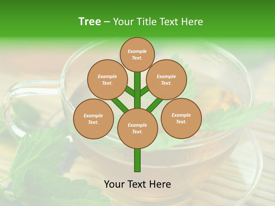 Tassen Heilend Entschlackung PowerPoint Template