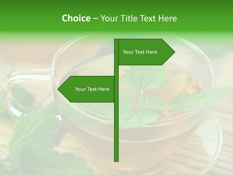 Tassen Heilend Entschlackung PowerPoint Template