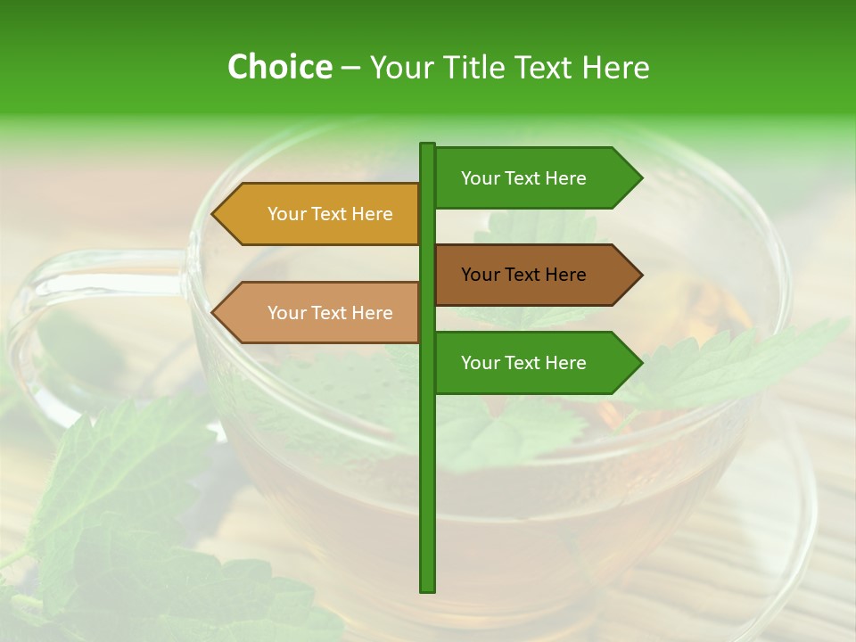 Tassen Heilend Entschlackung PowerPoint Template