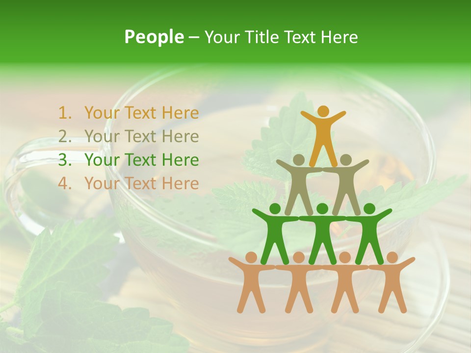 Tassen Heilend Entschlackung PowerPoint Template