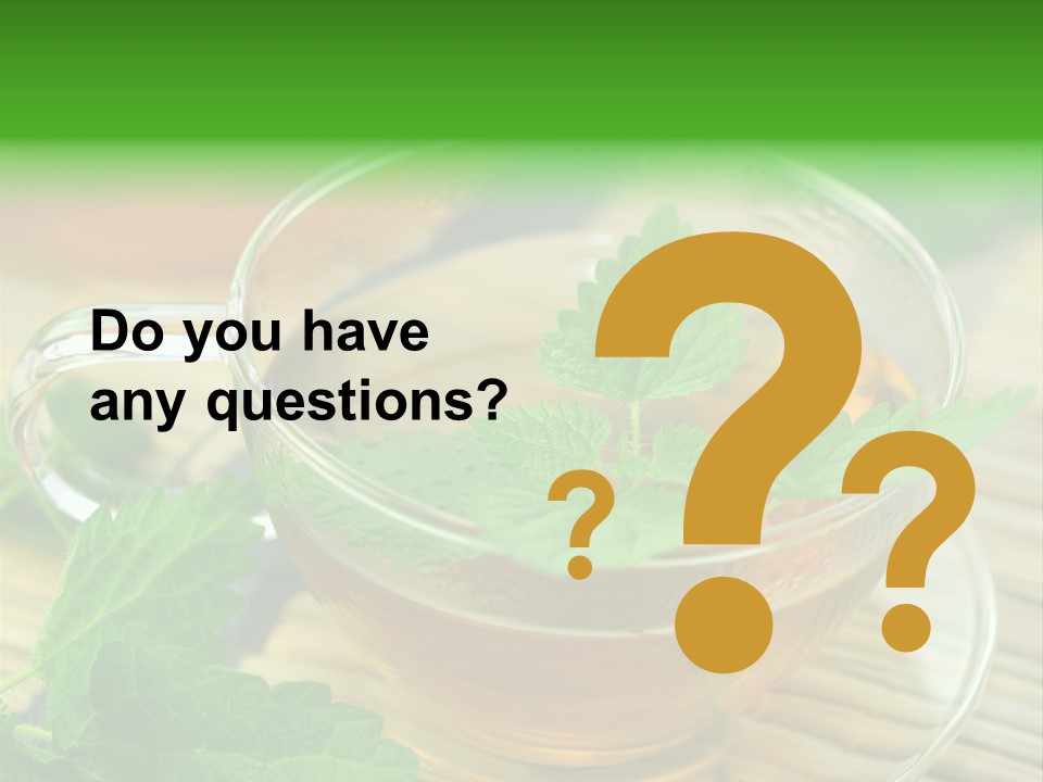 Tassen Heilend Entschlackung PowerPoint Template