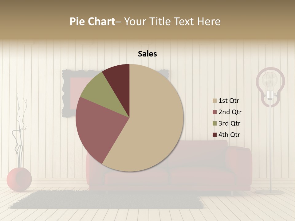 Black Beams Carpet PowerPoint Template